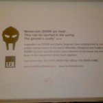 Clarks MF DOOM Wallabees Originals Limited Edition Size 7.5 US NIB