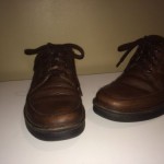 CLARKS Active Air Mens 8 M Brown Leather Oxford Lace Up Casual Shoes