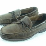 Cole Haan Nubuck Leather Casual Moccasin Loafers Footwear Mens Used Shoes 9 M