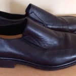 Mens COLE HAAN Loafers Black Leather Slip On Casual Nike Air Dress Shoes Sz 11.5