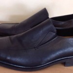 Mens COLE HAAN Loafers Black Leather Slip On Casual Nike Air Dress Shoes Sz 11.5
