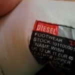 Diesel shoes size 12 mens