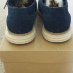 Cole Haan Nike Lunargrand Blue Suede White Size 10.5 Authentic