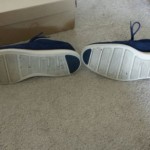 Cole Haan Nike Lunargrand Blue Suede White Size 10.5 Authentic