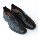 COLE HAAN Air Everett Black Leather Slip On Nike Air Technology Men’s 10 M