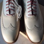 New Cole Haan Great Jones WingTip Summer Khaki/Brick Red Shoes Size 12 M