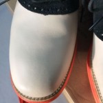 $248 Cole Haan LUNARGRAND Lunar Grand Nike Orange Black Saddle Shoe Size 12 NIB