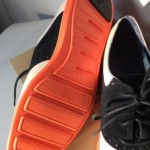 $248 Cole Haan LUNARGRAND Lunar Grand Nike Orange Black Saddle Shoe Size 12 NIB