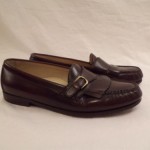 Cole Haan Men’s Loafers Sz 10 D Leather Brown Buckle Decoration