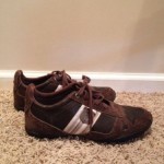 Men’s Diesel Fashion Sneakers Size US 8.5 UR 41 Suede Leather Uppers Brown tones