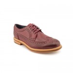 Cole Haan Cooper Sq. Wingtip Mens Size 9 Burgundy Wingtip Leather Oxfords Shoes