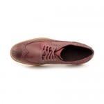 Cole Haan Cooper Sq. Wingtip Mens Size 9 Burgundy Wingtip Leather Oxfords Shoes