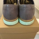 Cole Haan Mens Great Jones Wingtip Grey Leather C11525 Sz 10