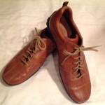 Cole Haan Casual Brown Leather Lace-Up Mens Shoes Size 12