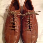 Cole Haan Casual Brown Leather Lace-Up Mens Shoes Size 12
