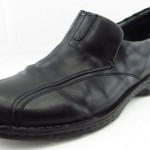 Clarks Black Leather Slip On Loafers Men Size 13 M
