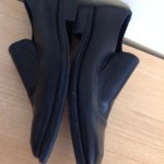 Mens COLE HAAN Loafers Black Leather Slip On Casual Nike Air Dress Shoes Sz 11.5