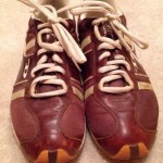 Men’s Diesel D Shock Sneakers Tennis Shoes Size 10.5 10 1/2 Tan Brown leather