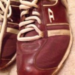 Men’s Diesel D Shock Sneakers Tennis Shoes Size 10.5 10 1/2 Tan Brown leather