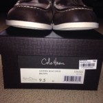 COLE HAAN Hayden Brown Tumbled Boat Shoes Size 9.5 M