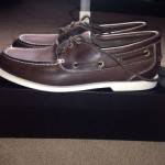 COLE HAAN Hayden Brown Tumbled Boat Shoes Size 9.5 M