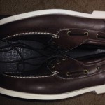 COLE HAAN Hayden Brown Tumbled Boat Shoes Size 9.5 M