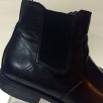 Men’s Hugo Boss Black Leather Chelsea Ankle Boots Size 9.5 Excellent