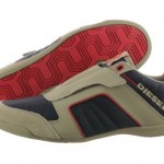 Diesel Hurrik-On Y00470-PR633-H4338 Nylon Leather Casual Shoes 13 Men
