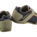 Diesel Hurrik-On Y00470-PR633-H4338 Nylon Leather Casual Shoes 13 Men