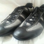 HUGO BOSS Oliver Athletic Shoes Orange Label Mens Size 11 US 45 EU Black Grey