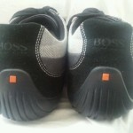 HUGO BOSS Oliver Athletic Shoes Orange Label Mens Size 11 US 45 EU Black Grey