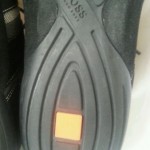HUGO BOSS Oliver Athletic Shoes Orange Label Mens Size 11 US 45 EU Black Grey