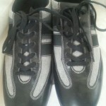 HUGO BOSS Oliver Athletic Shoes Orange Label Mens Size 11 US 45 EU Black Grey