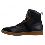 Diesel Mens Voyager Black  Leather Casual Dress Lace Up Sneakers Shoes
