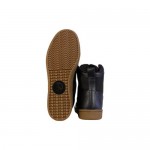 Diesel Mens Voyager Black  Leather Casual Dress Lace Up Sneakers Shoes