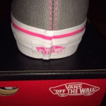 VANS Authentic Neon Pop Frost Grey / Pink – Women Size 10.5, Men 9 – NEW IN BOX