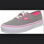 VANS Authentic Neon Pop Frost Grey / Pink – Women Size 10.5, Men 9 – NEW IN BOX