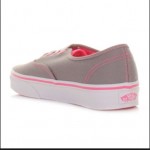 VANS Authentic Neon Pop Frost Grey / Pink – Women Size 10.5, Men 9 – NEW IN BOX