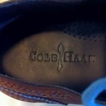 COLE HAAN NIKE AIR COLTON CASUAL WING TIP SHOES BROWN SUEDE MEN 8.5 LEATHER $198