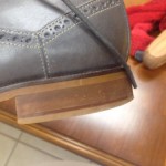 Cole Haan Shoes, Wingtip, Size 12 D Medium, Charcoal Grey, Leather