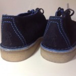 Clarks originals desert trek navy Suede