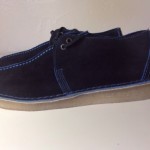 Clarks originals desert trek navy Suede