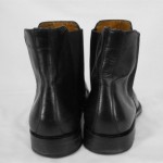 HUGO BOSS Mens Black Leather Ankle Boots Size 9
