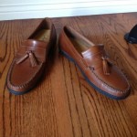 NWOB! Mens Cole Haan Brown Leather Loafers. Size 9.5