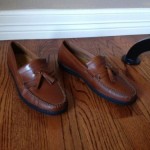 NWOB! Mens Cole Haan Brown Leather Loafers. Size 9.5