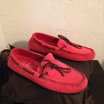 Cole Haan Red Suede Air Grant Sz 9M New In Box!!!