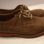 COLE HAAN Brown Suede Leather Plain Toe Oxford Shoes 12
