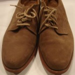 COLE HAAN Brown Suede Leather Plain Toe Oxford Shoes 12