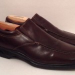 COLE HAAN NIKE AIR MEN’S DARK BROWN LEATHER LOAFERS, SIZE 13M, EUC