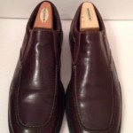 COLE HAAN NIKE AIR MEN’S DARK BROWN LEATHER LOAFERS, SIZE 13M, EUC